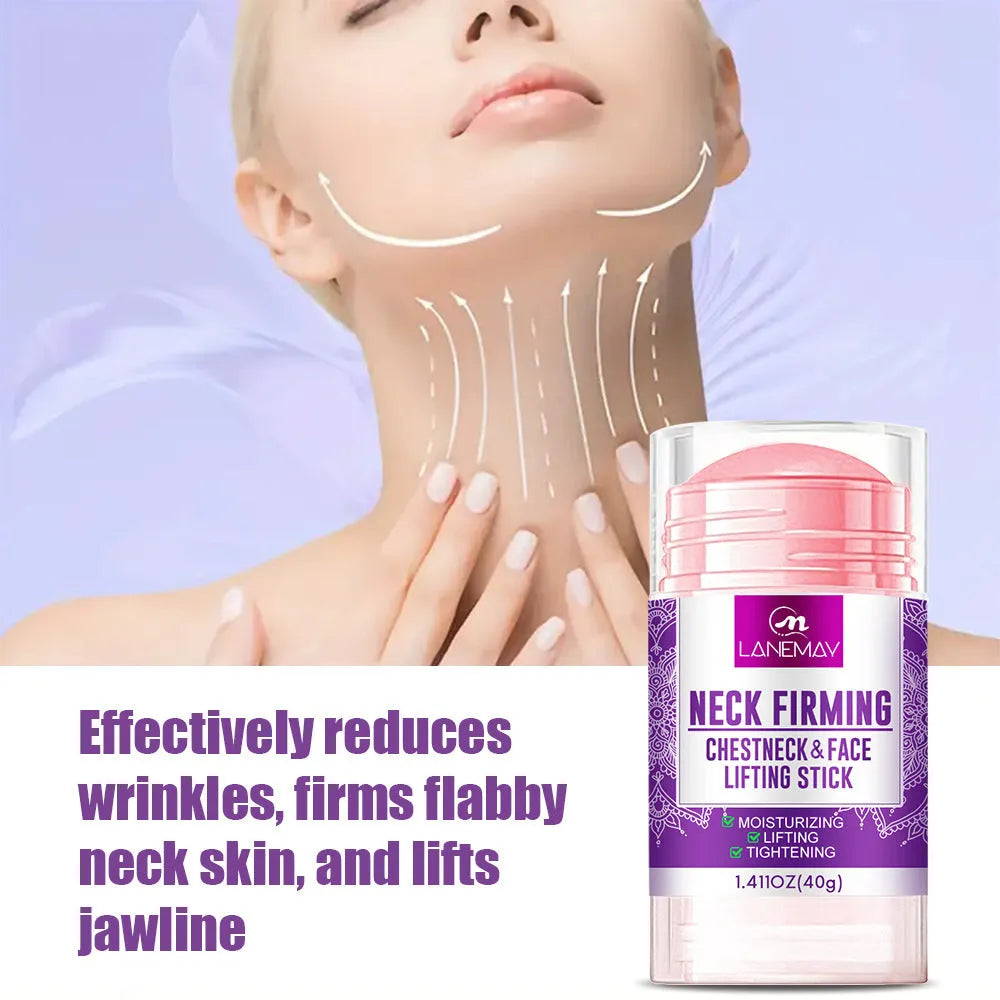 40g anti-wrinkle neck firming cream jar for moisturising and hydrating neck skin