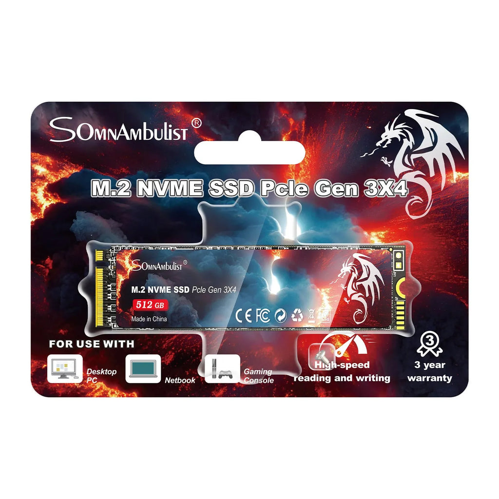 M2 solid state drive for desktop computers with 80x22mm dimensions and PCIe 3.0 interface