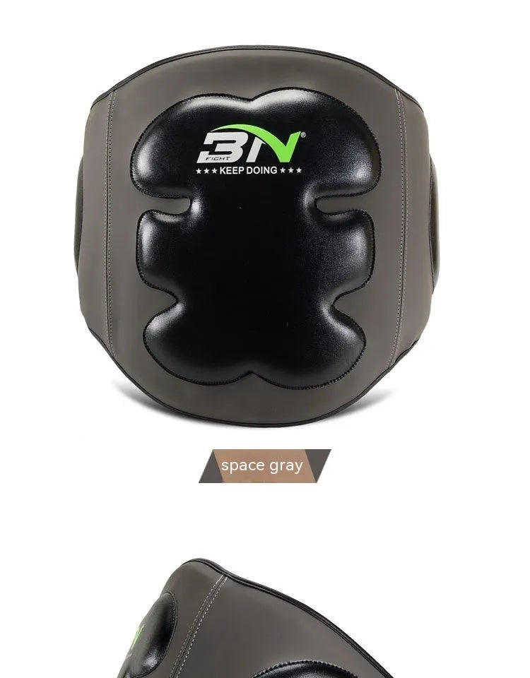 Dark grey Sanda boxing chest and waist protection target for martial arts training