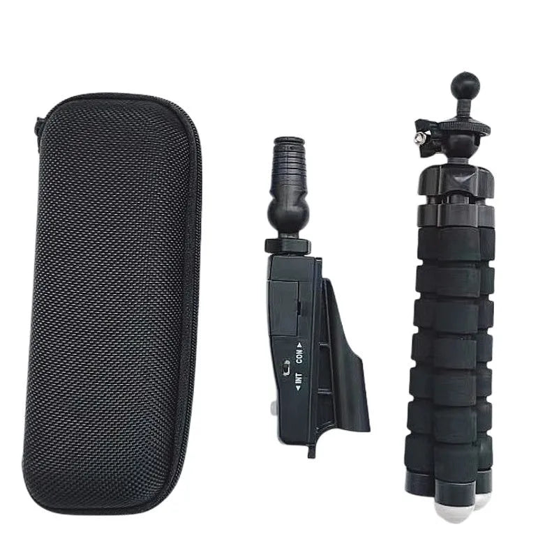 Golf putter laser aiming instrument for putting practice with tripod mount and storage box