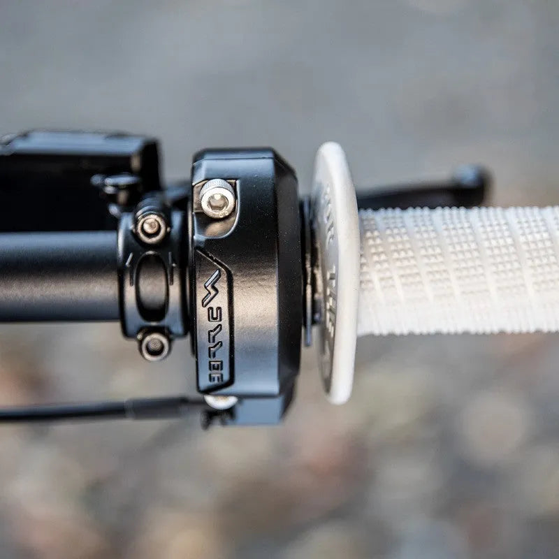Black stainless steel electronic throttle handle for Light Bee S motorcycle cable replacement