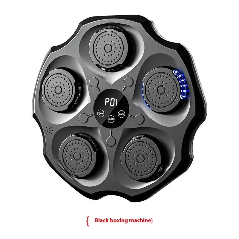 Black Bluetooth music boxing wall target mounted on wall with included boxing glove