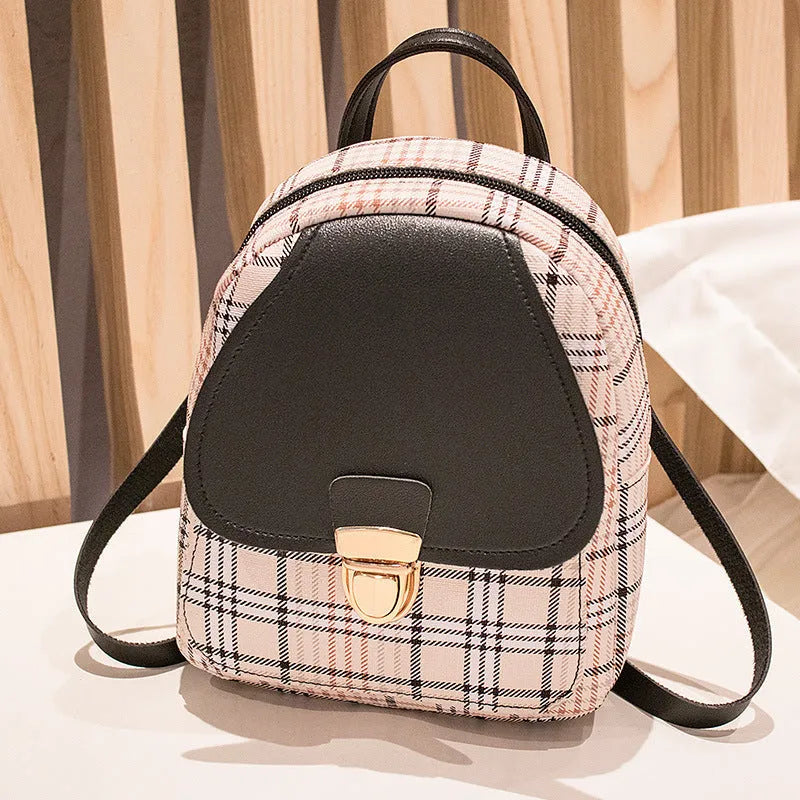 A black PU leather one shoulder diagonal crossbody phone bag for casual use.