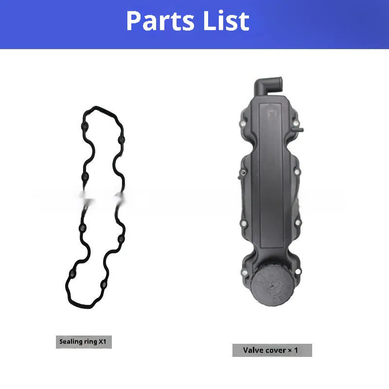 Black valve cover for SAIC GM Buick Chevrolet Sail CS1, model 93334741, 38mm size, 13mm height.