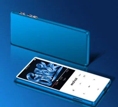 Portable sports MP3 music player with 2.4-inch touch screen in black, silver, blue, or red colour options