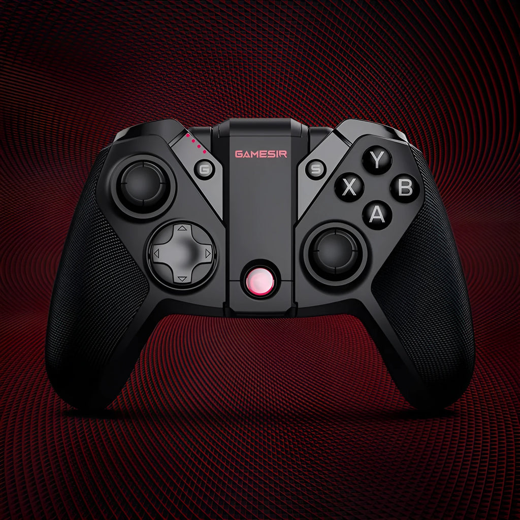 Black Gaishi USB-C wired game controller with standard button layout on an ABS plastic body.