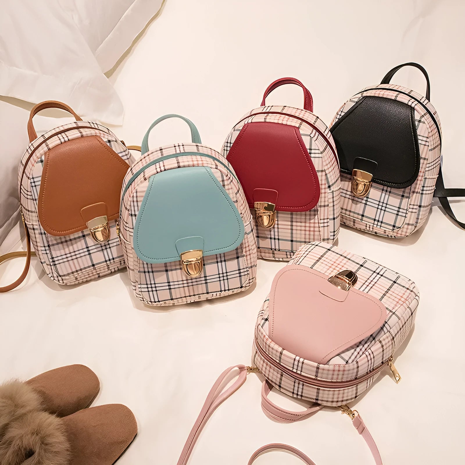 A black PU leather one shoulder diagonal crossbody phone bag for casual use.