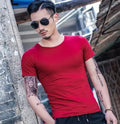 Men's lightweight bamboo fibre summer t-shirt available in multiple colours including black, blue, grey, green, red, and white.