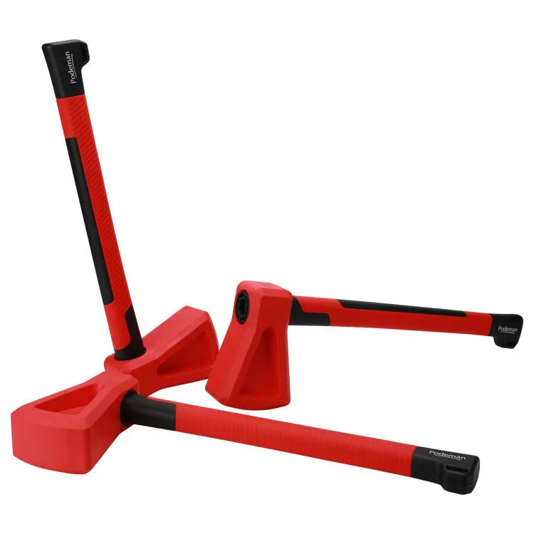 Red plastic axe muscle trainer fitness equipment for home strength training