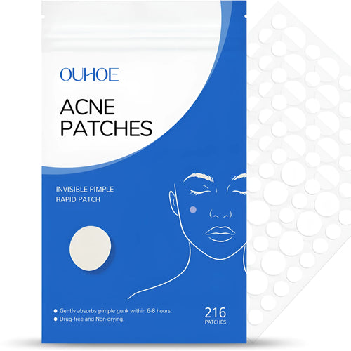216 piece acne patches pack with tea tree oil and vitamin E formula for spot treatment