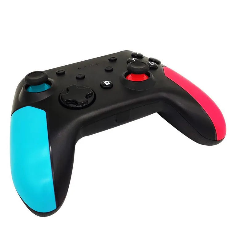 Bluetooth gamepad controller for Nintendo Switch in blue and red colour options