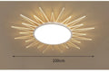 Modern round aluminium LED ceiling lamp with remote control dimming in four diameter sizes
