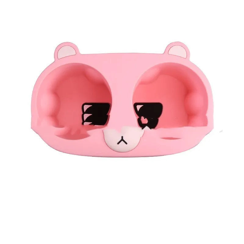 Silicone cup holder limiter for car central control console in grey, tan, or pink colour options
