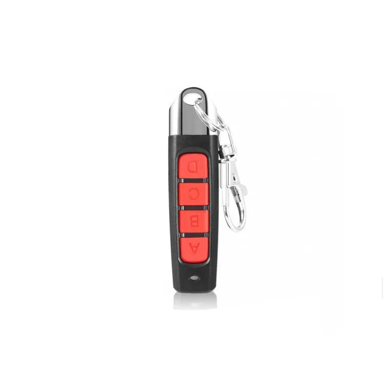 Universal rolling door remote control in black colour with 433MHz frequency and copy function
