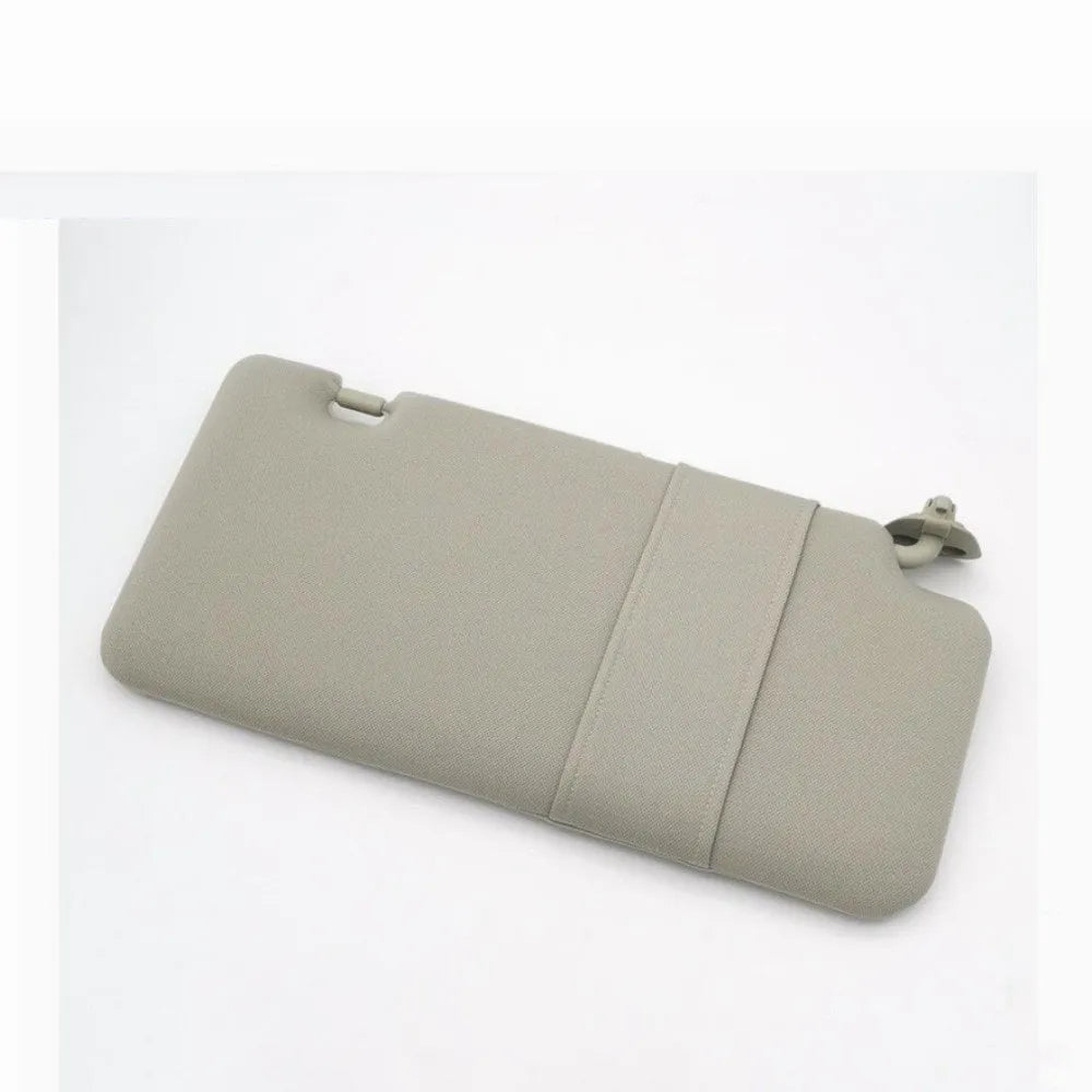 Beige sun visor with mirror for Nissan Lida 2005-2012, dimensions 43x23x8 cm