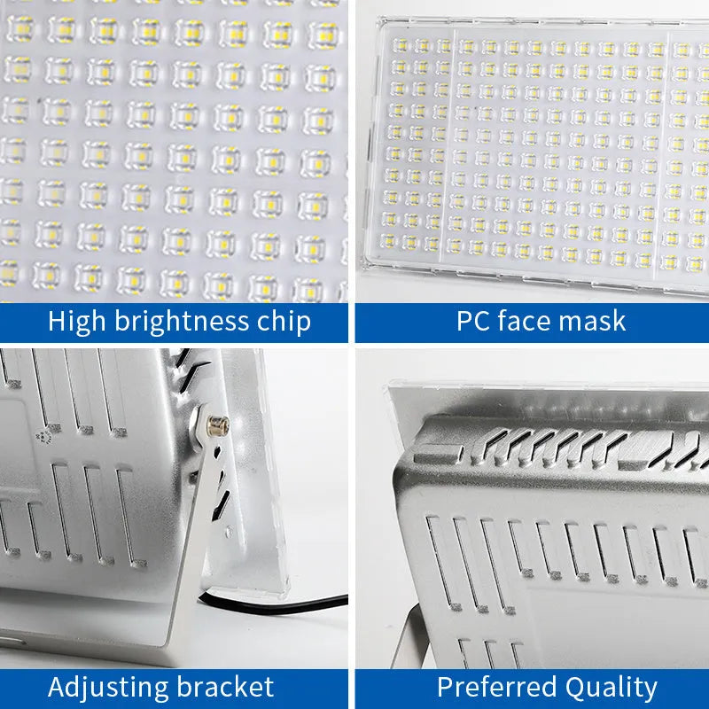 LED floodlight outdoor waterproof ultra bright for industrial workshop or courtyard