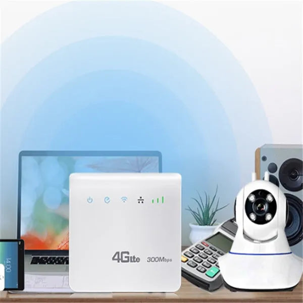 Wireless Router 300Mbps 4G LTE Firewall home routing 119x116x20mm