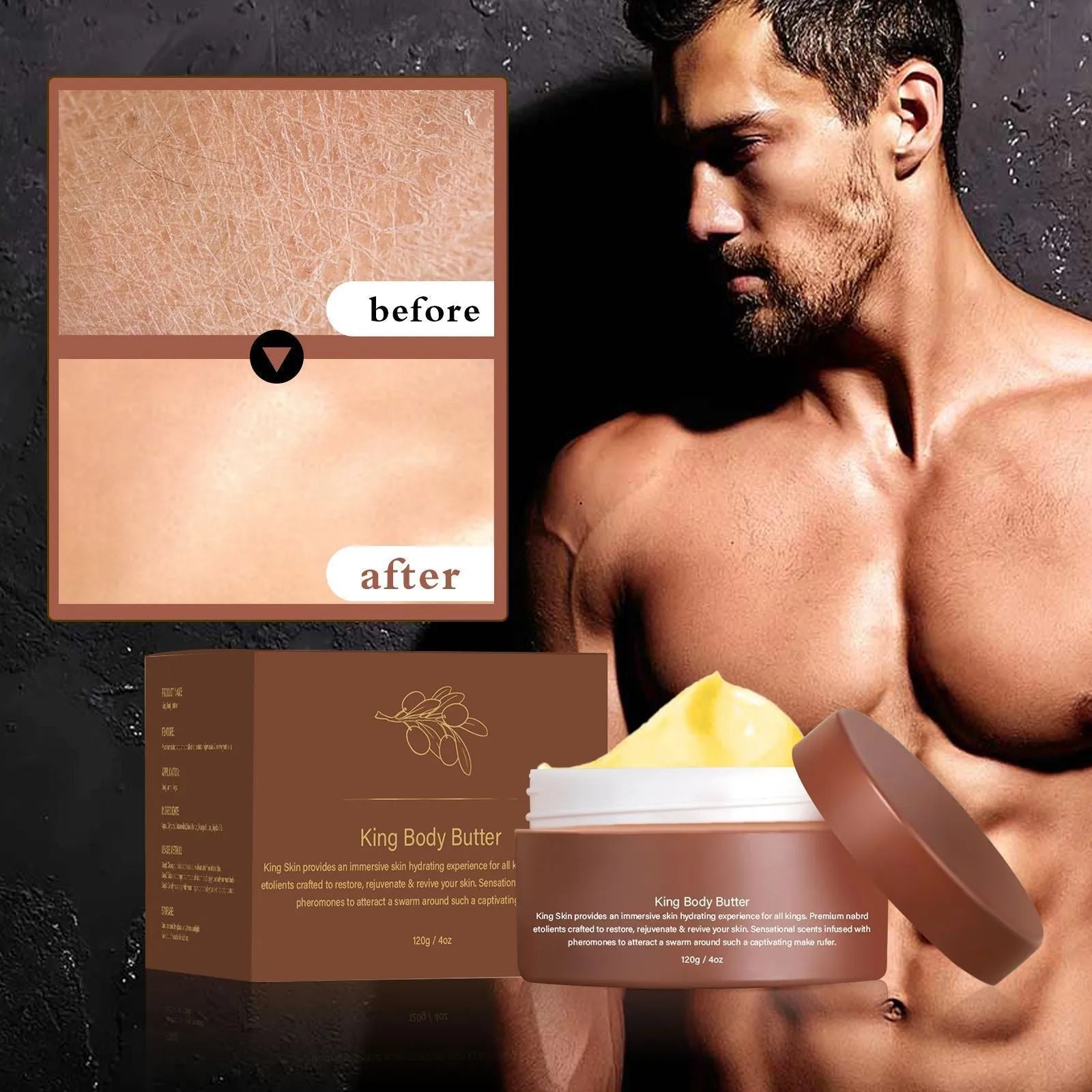 Gulong Body Moisturizer cream tub, 120g net content, for dry skin and universal use