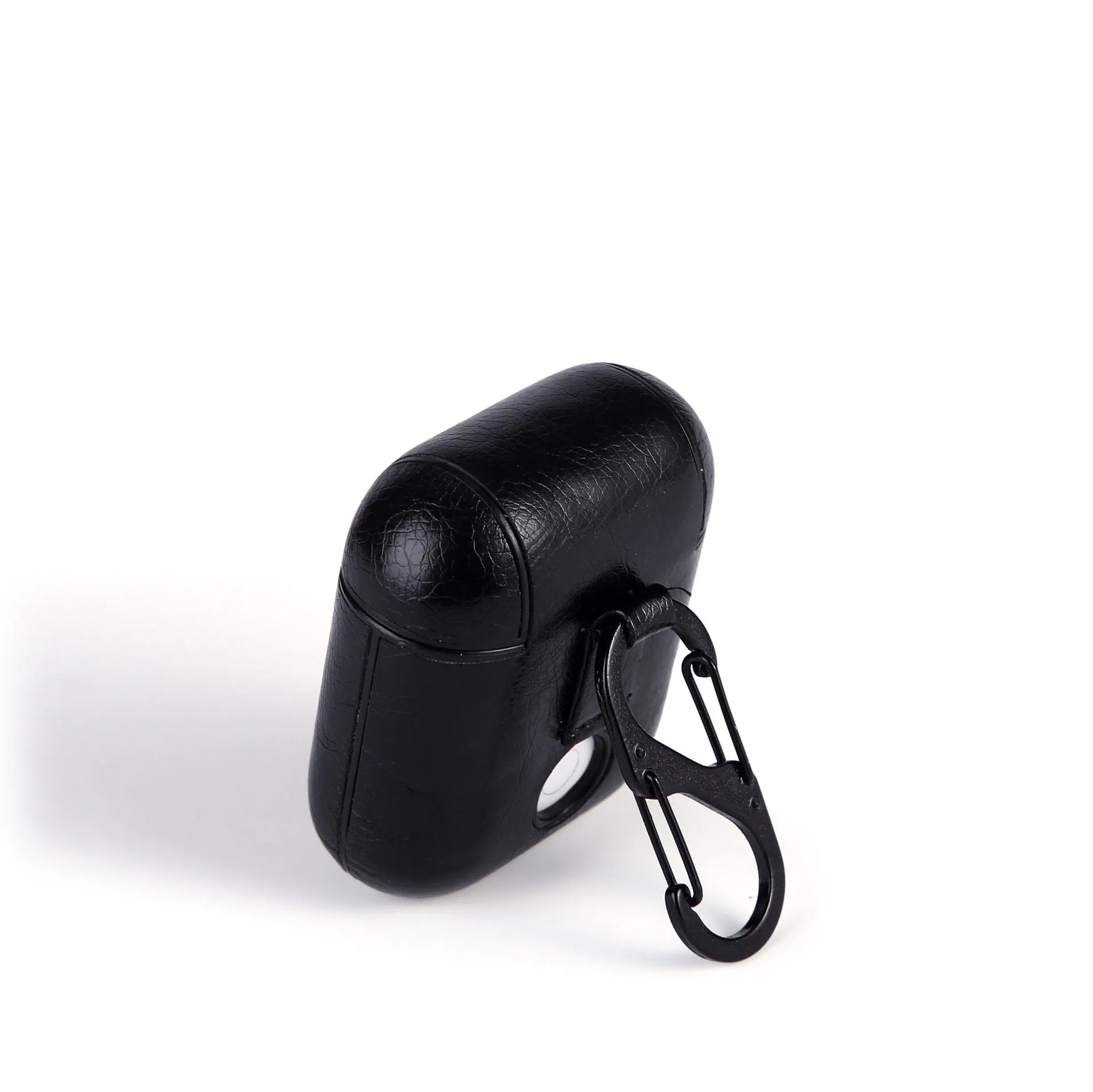 Genuine leather AirPods charging case cover in black, brown, light brown, and red colour options