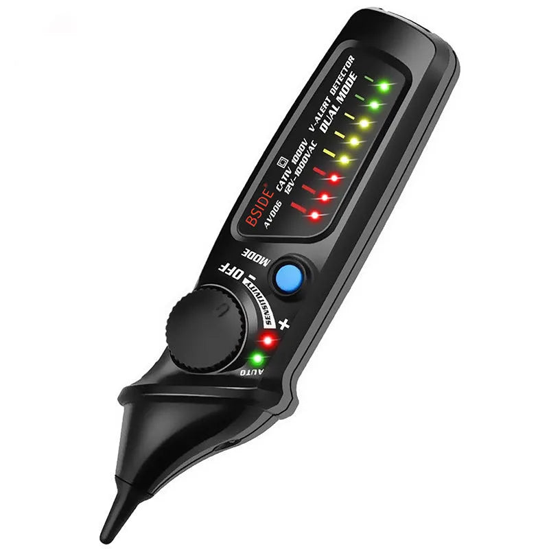 Smart sensor test pencil with round head tip for high-voltage electrical equipment testing