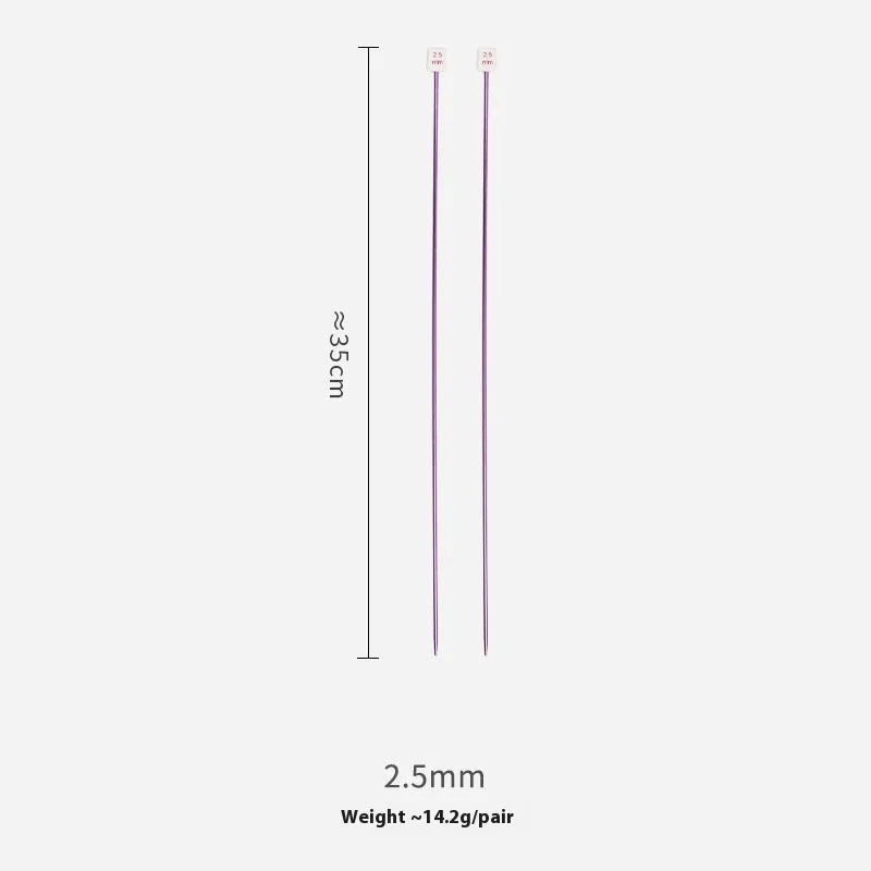 14-size crochet hook set with lengthened design and protective caps arranged by size