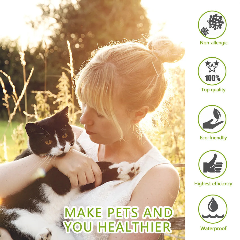 Gray TPE pet insect repellent adjustable collar for cats and dogs