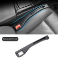 Waterproof plastic car seat gap storage box with handle between vehicle seats