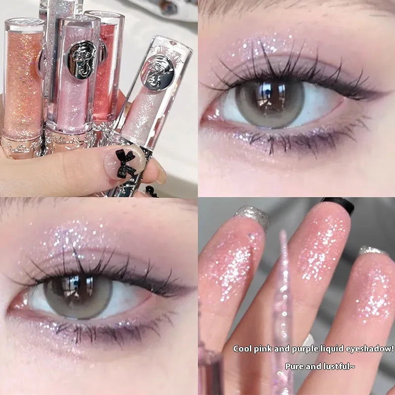 Ballet Liquid Eye Shadow in glitter liquid formula with five colour options including Sakura Field and Nutcracker