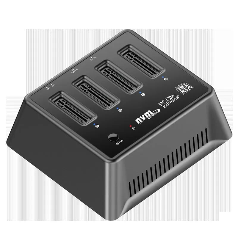 M2 dual protocol SSD aluminium alloy base enclosure on a desk, showing K30174P2 colour.