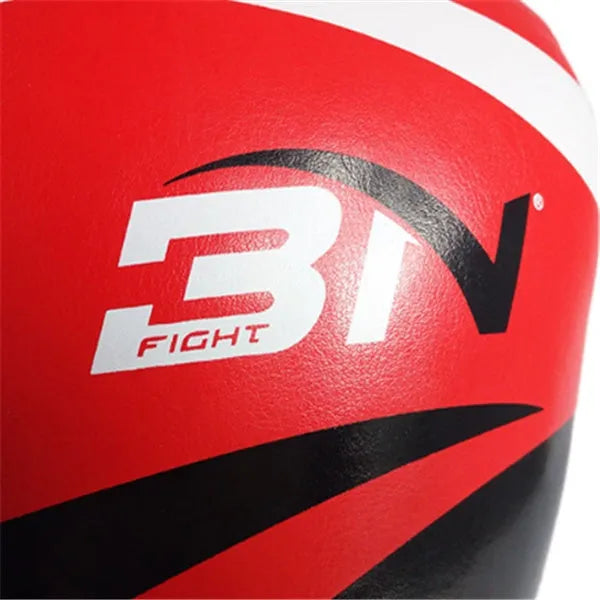 Adult PU boxing gloves in multiple colours including red, blue, white, pink, and orange