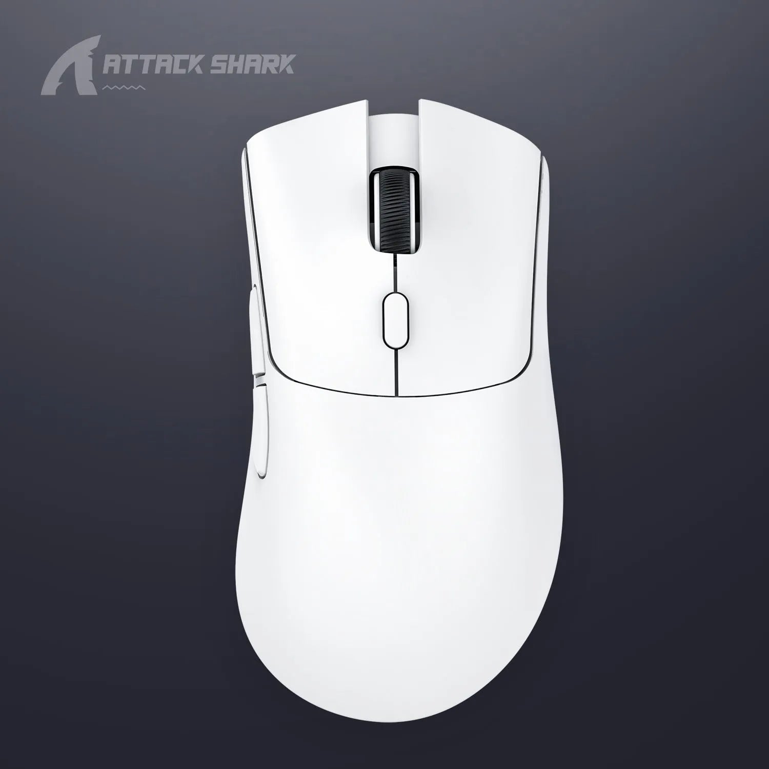 Attack Shark wireless Bluetooth three-mode mouse in black, white, and red colour options