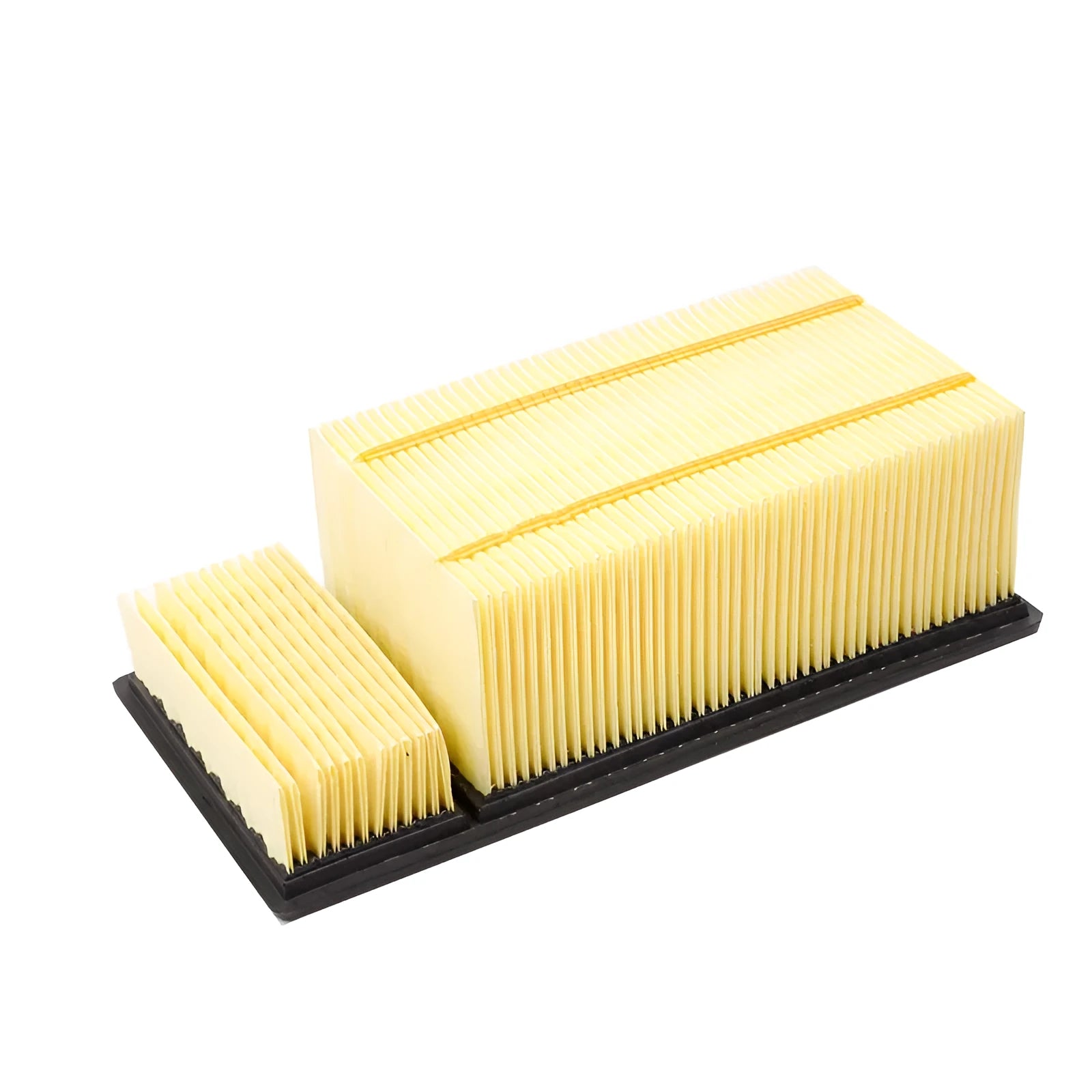 Dodge Ram pickup truck replacement air filter cartridge showing dimensions.