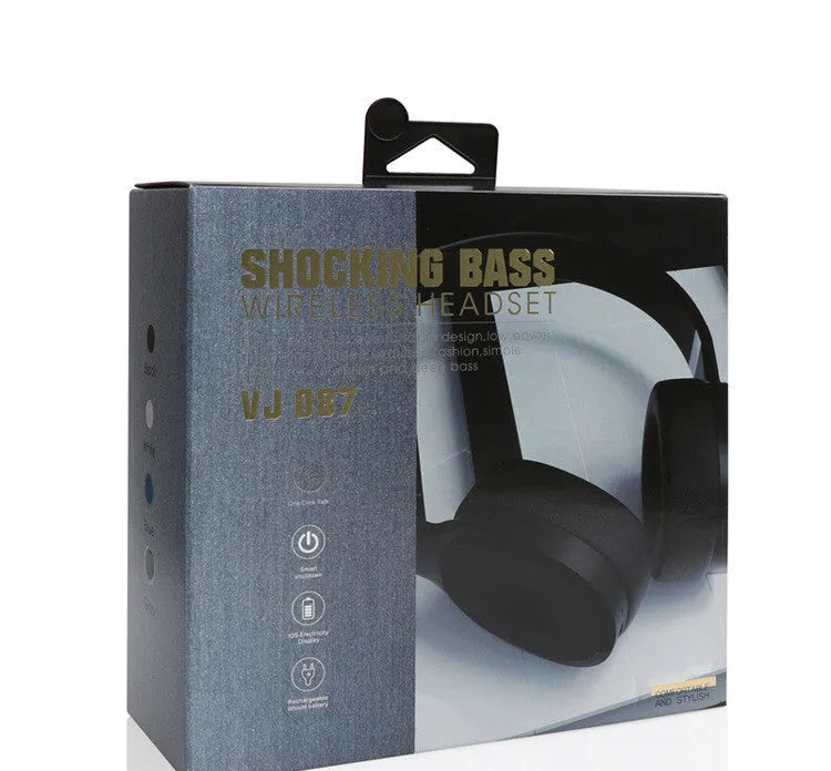 Wireless Bluetooth headset with 40mm drivers available in black, blue, grey and white colour options