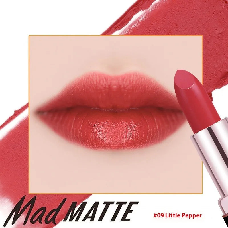 Fey Beauty moisturising lipstick in cameo brown nude shade with non-fading, no-transfer formula