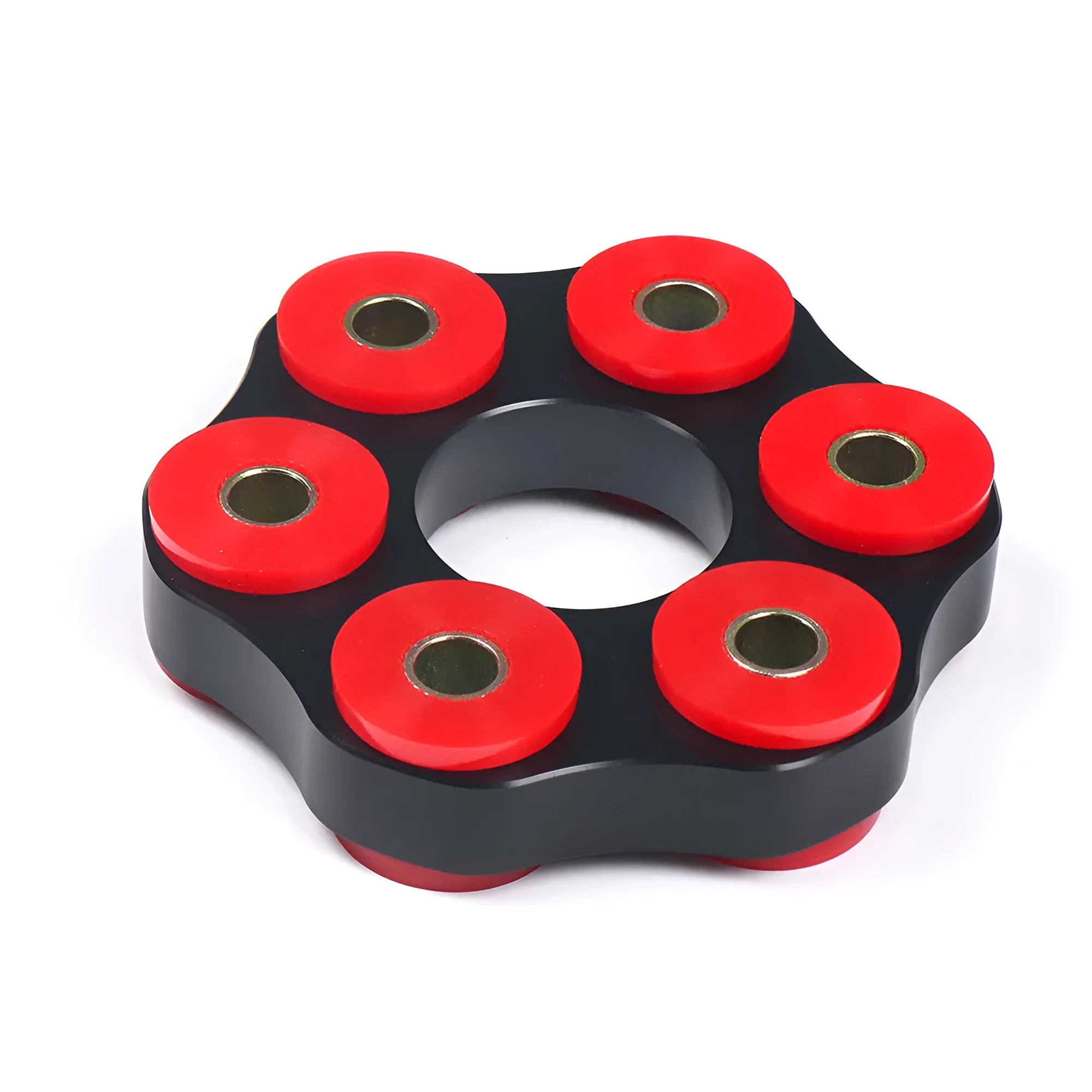 Red polyurethane aluminium drive shaft connecting bracket for BMW E46 E36 E30 M3 E28 models