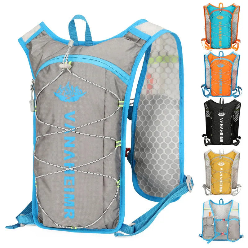 Ultra-light cross-country outdoor sports backpack in a choice of five colours with waterproof fabric.