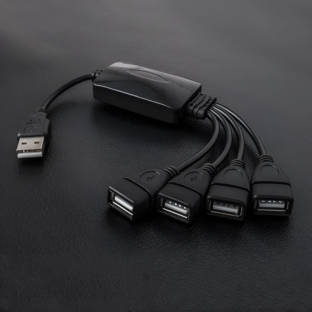 USB 2.0 four-port computer peripheral hub in A003 Linear HUB colour