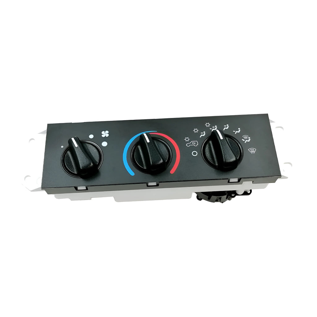 Black automotive air conditioning control panel for Jeep Wrangler 2005-2006, OE 55056558AA