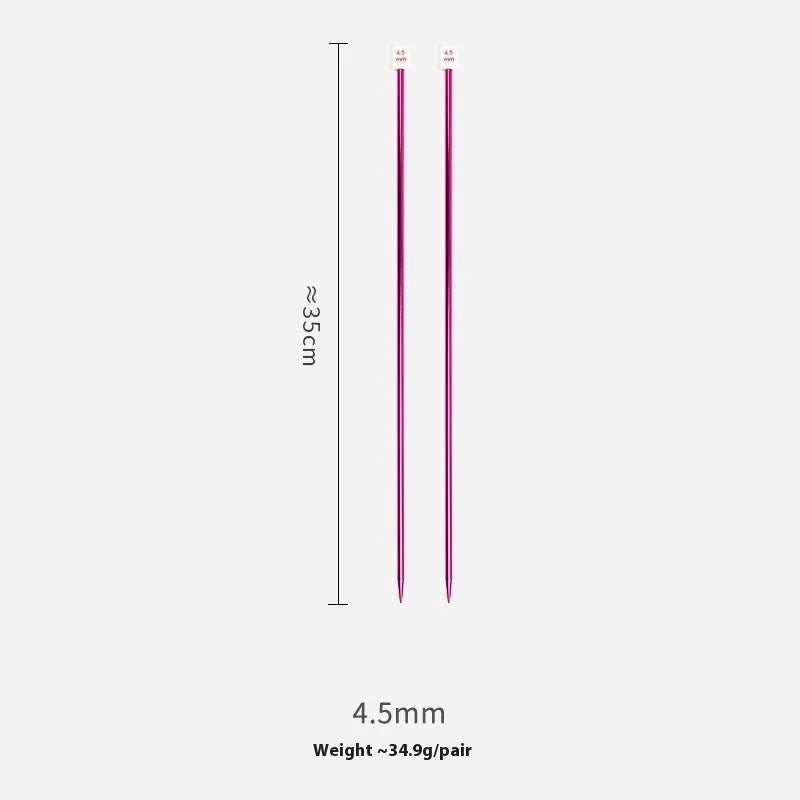 14-size crochet hook set with lengthened design and protective caps arranged by size
