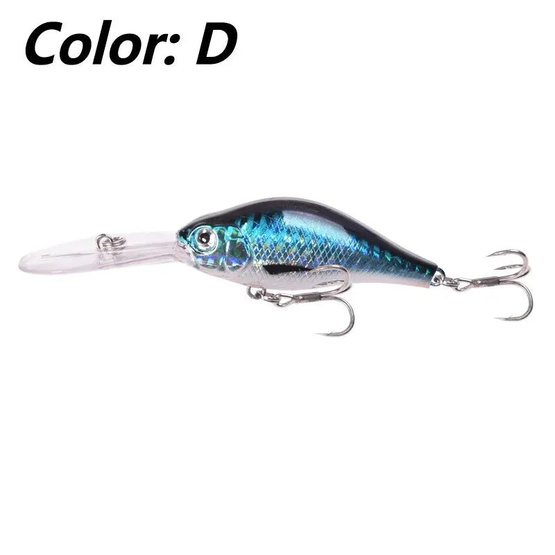 Little Fat Man Mino deep diving fishing lure measuring 10.5cm in various colour options