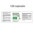 Brahman Ginseng Extract Capsules bottle with Bacopa monniera herb supplement 60 90 120 capsules