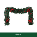 Christmas rattan decorative cane with pine cone bow in European style design