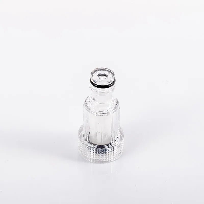 Transparent plastic inlet joint filter for Karcher pressure washer with 3cm diameter