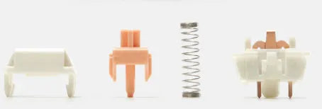 A single Panda brand mechanical keyboard switch with a 3-pin connector for hot-swap installation.