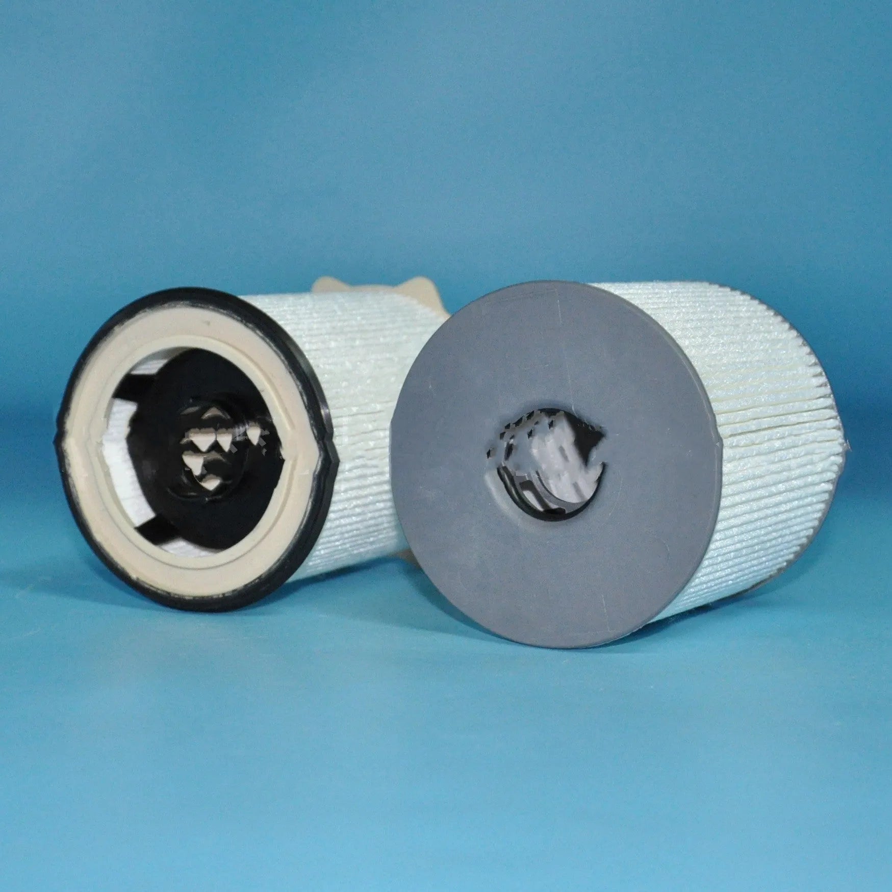 RAM 1500-5500 diesel fuel filter kit with white housing and chemical fibre filter element