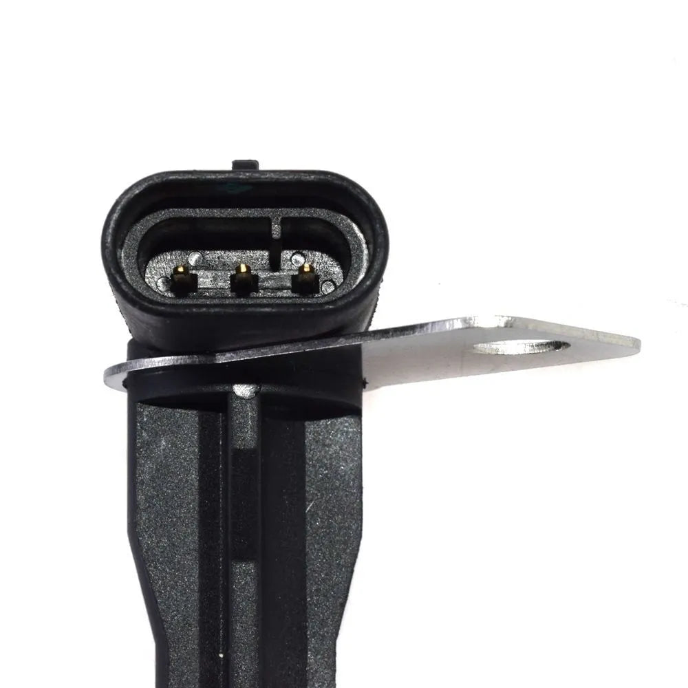 Black General Motors universal car sensor replacement part on a white background.