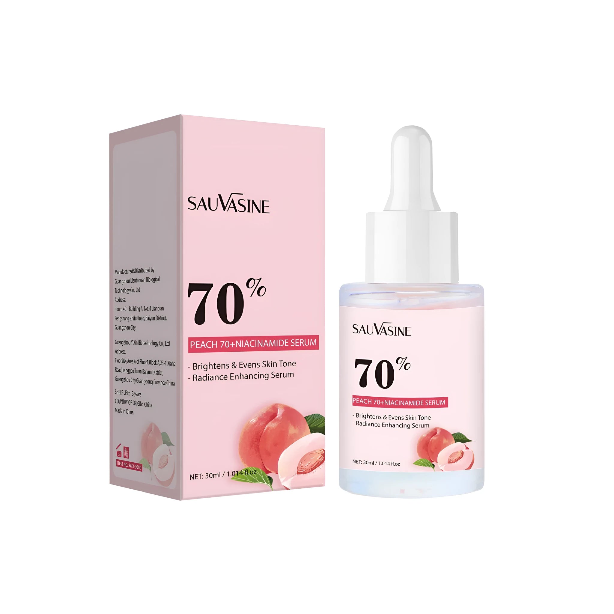 30ml Nicotinamide Care Solution bottle for hydrating and moisturising skin nursing