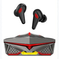 K98 Black wireless Bluetooth earphones with charging case and accessories