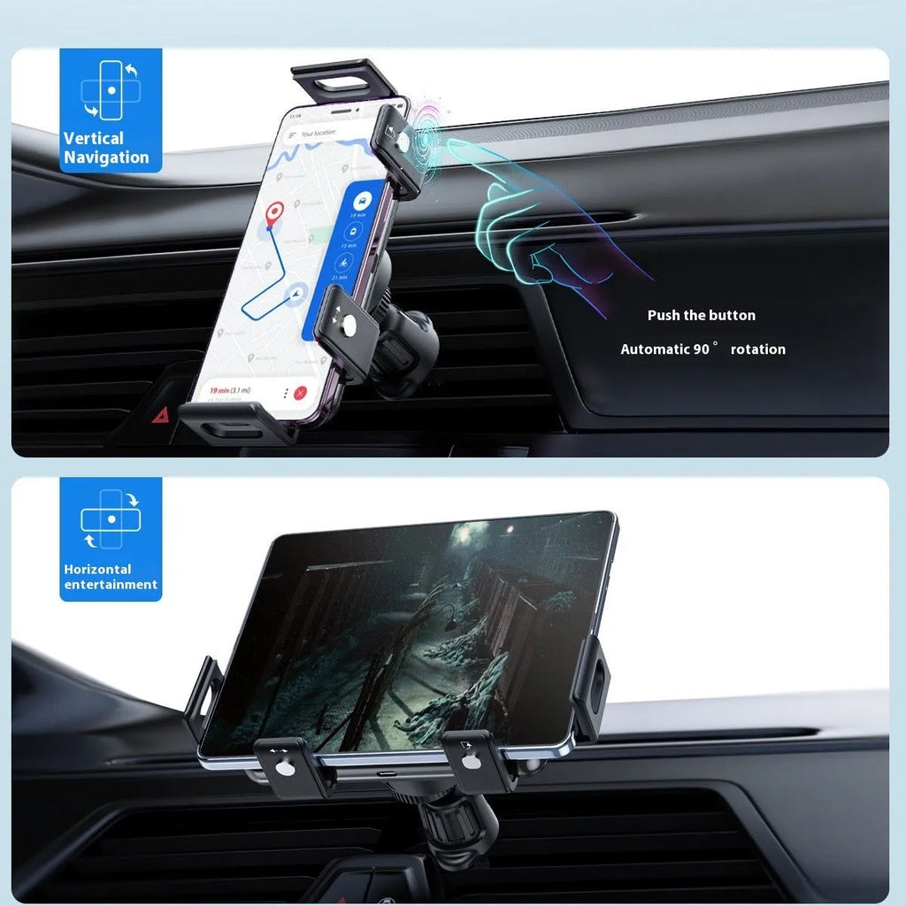 New car wireless charger mobile phone holder in silver alloy with universal fit and dedicated S20A S20B editions