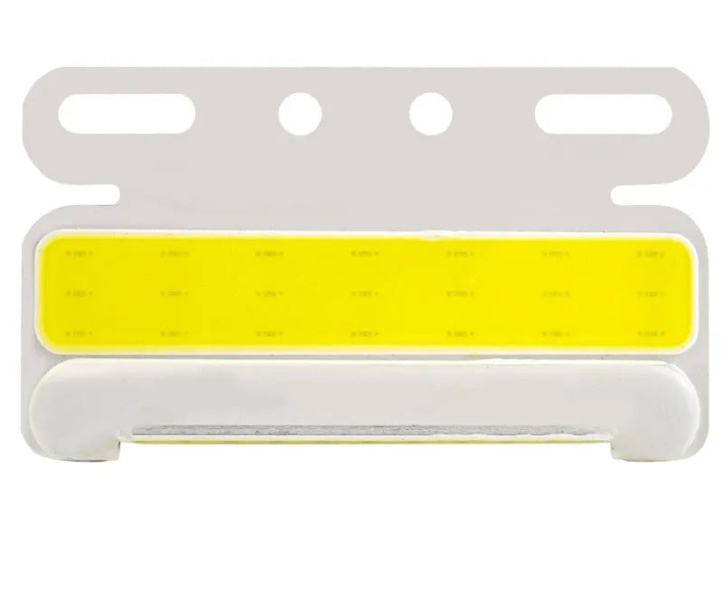 COB LED truck side marker light with aluminium housing in red, yellow, green, blue, or white.